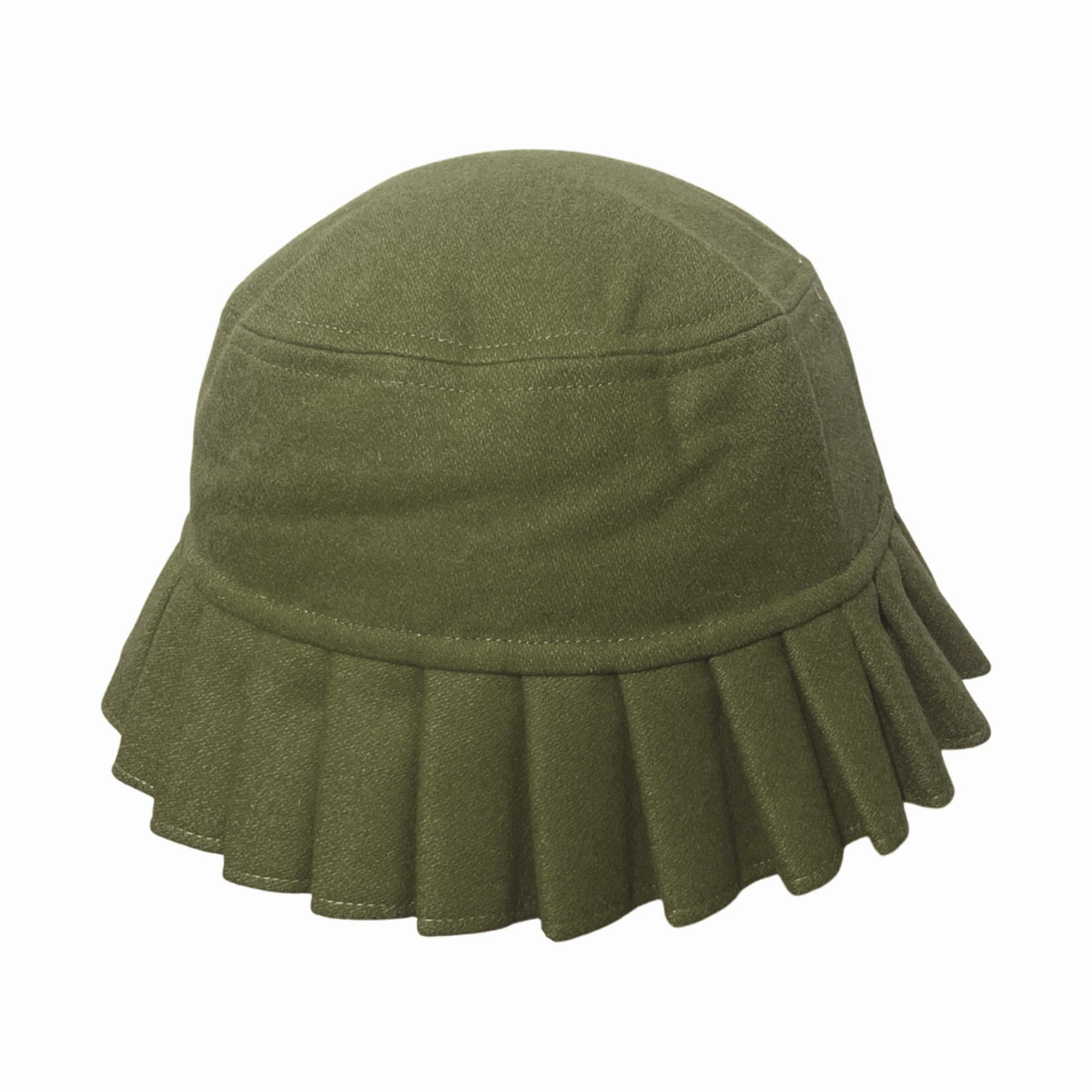 Pleated Hat (Army Green)