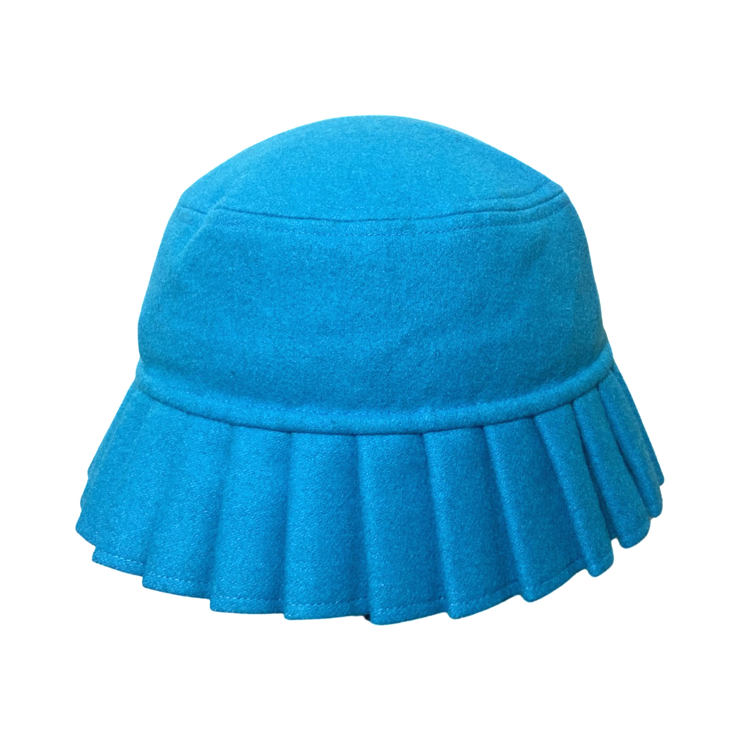 Pleated Hat (Blue)