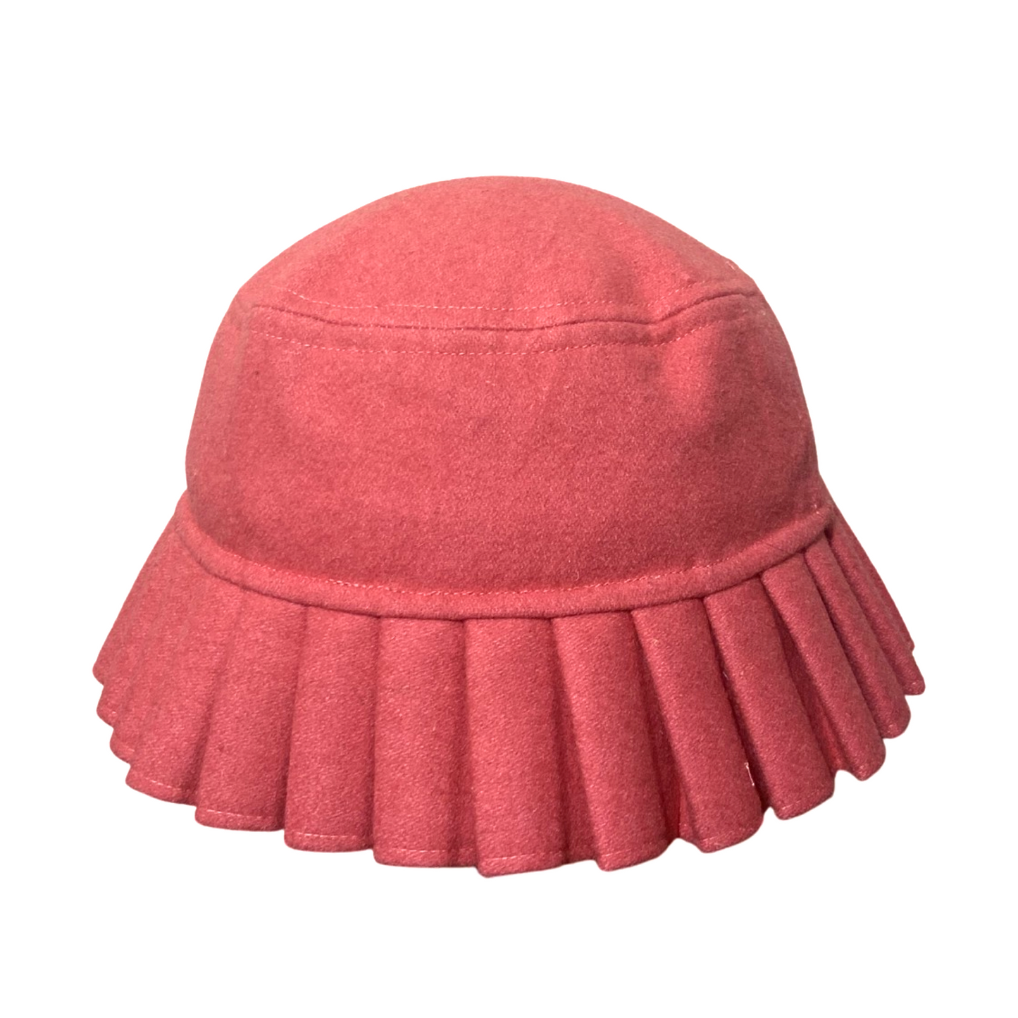 Pleated Hat (Salmon)