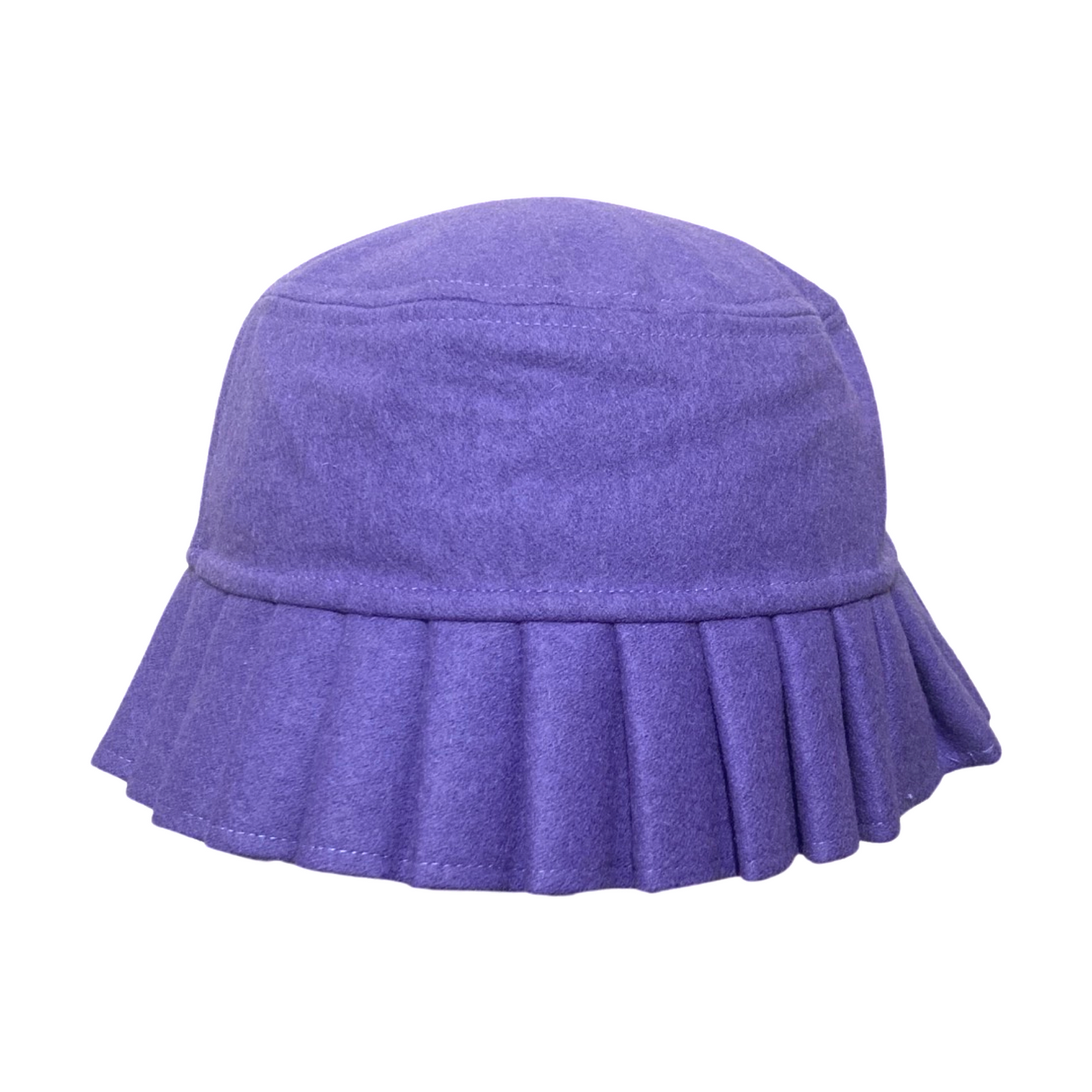 Pleated Hat (Purple)