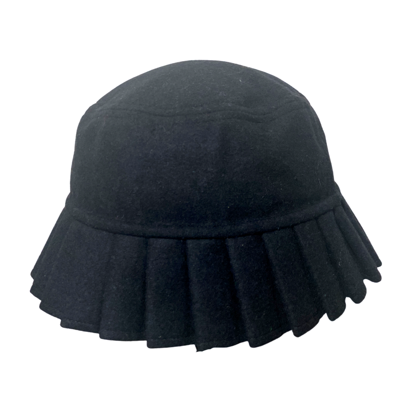 Pleated Hat (Black)