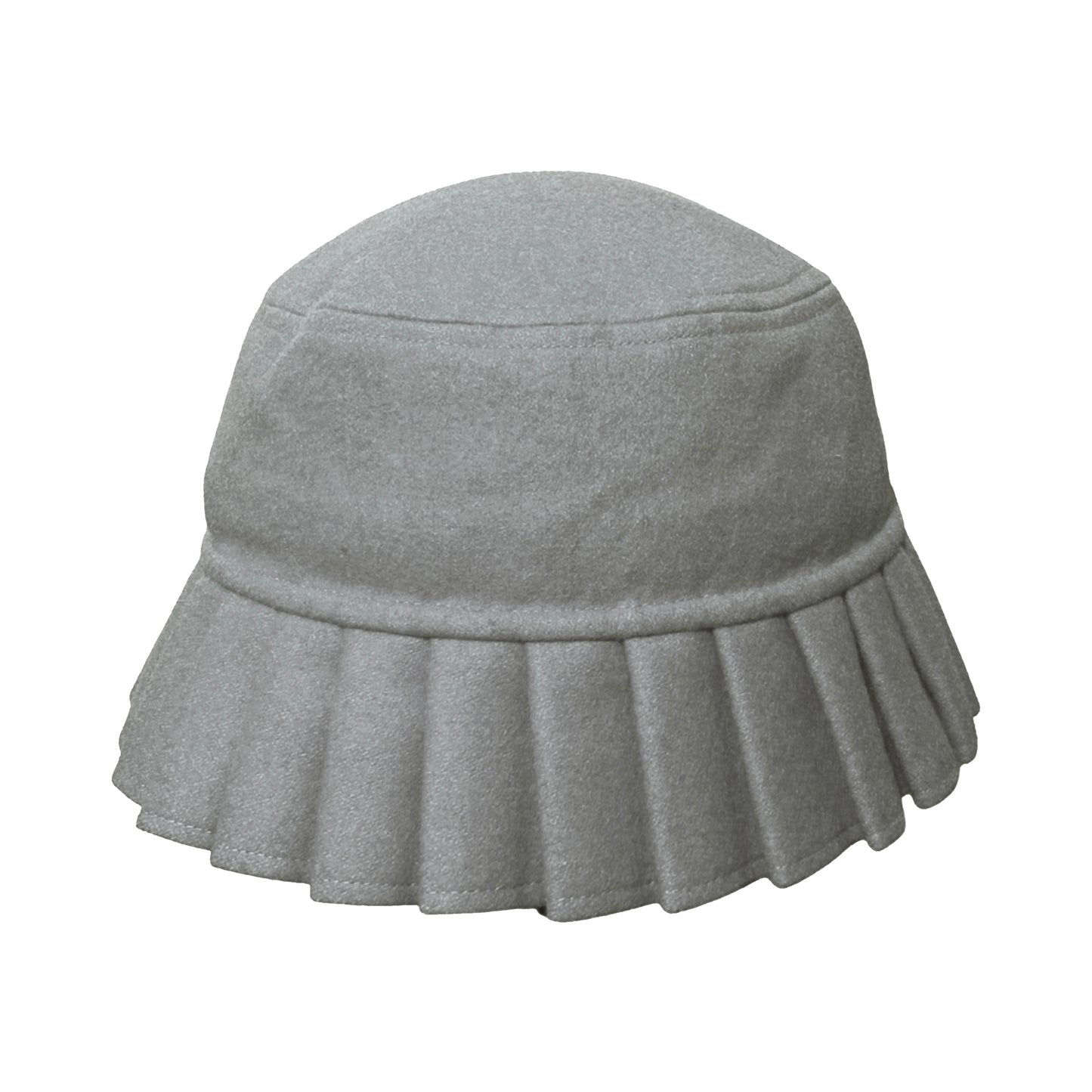 Pleated Hat (Grey)